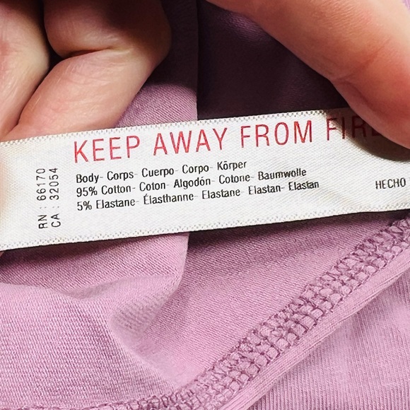 NWT Free People Hot Shot Relaxed Tank Top in Vanilla Fig/Mauve Size XS - Picture 8 of 9